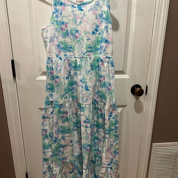 Cat & Jack XXL 18 girls maxi dress blue - Picture 2 of 5